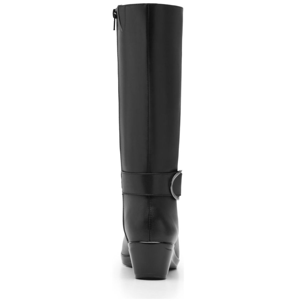 Bota Alta Negro para Mujer Flexi
