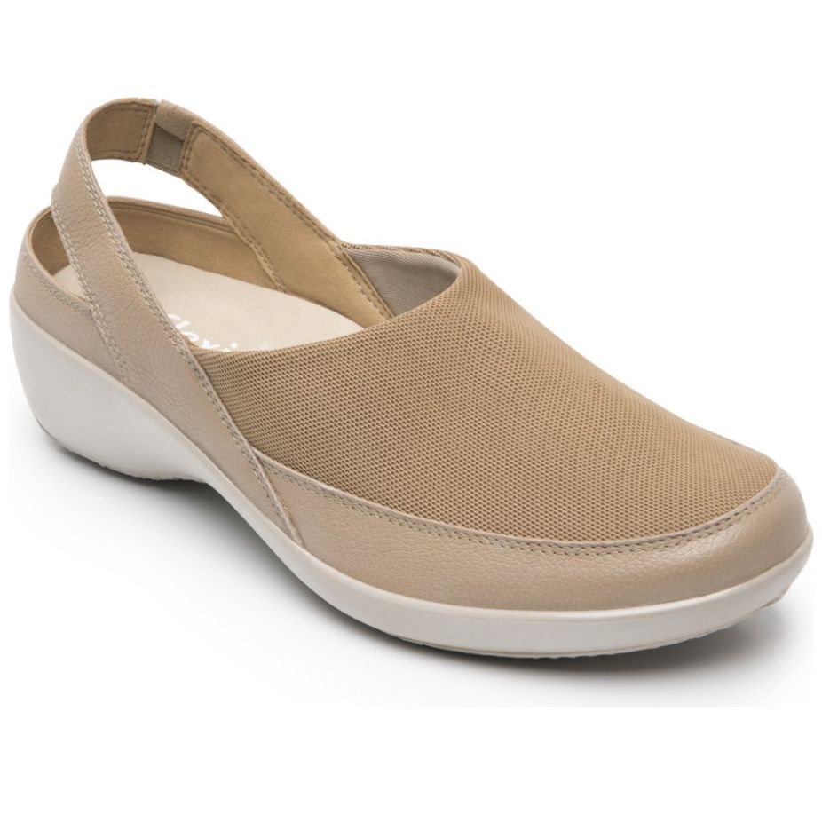 Sueco Beige para Mujer Flexi