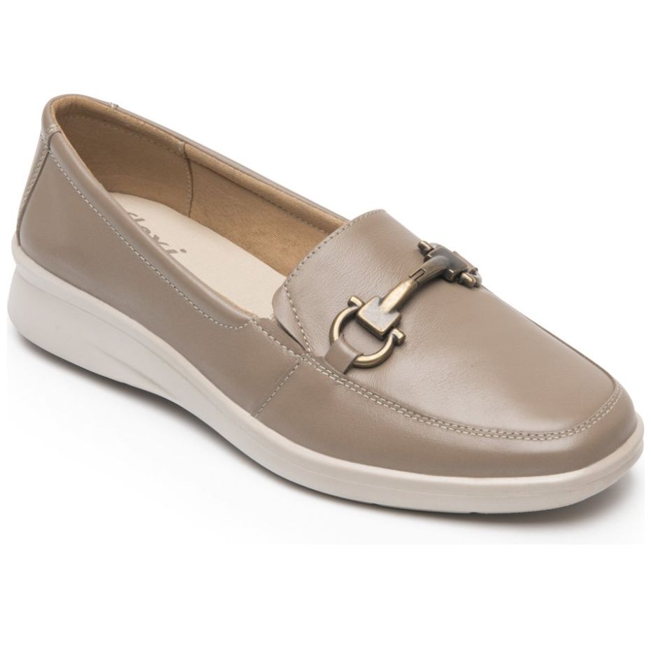 Mocasín Beige para Mujer Flexi