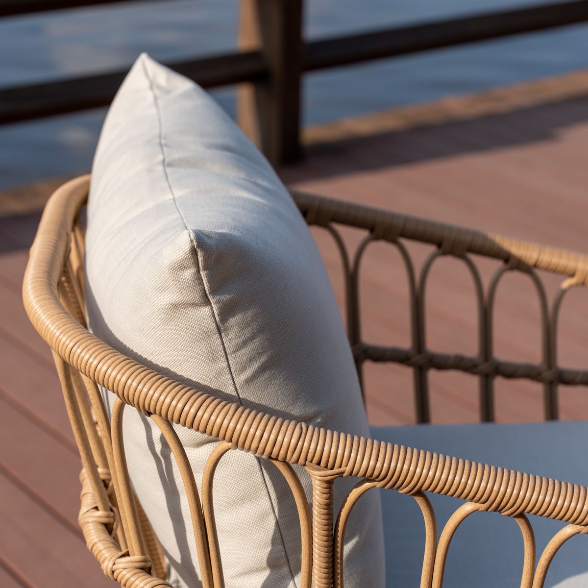 Set Dos Sillas Exterior y Mesa Acento Dalu Vintage Home