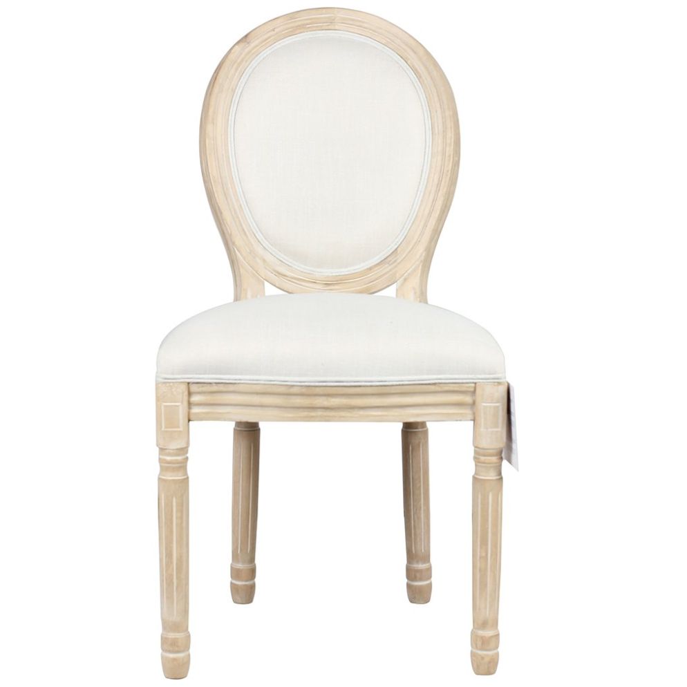 Silla Elise Ivory Uph Vintage Home