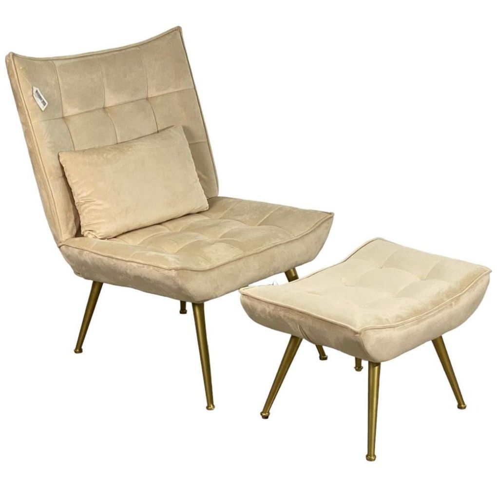 Juego de Silla Moderna con Almohada Bombay Luxe Concepts