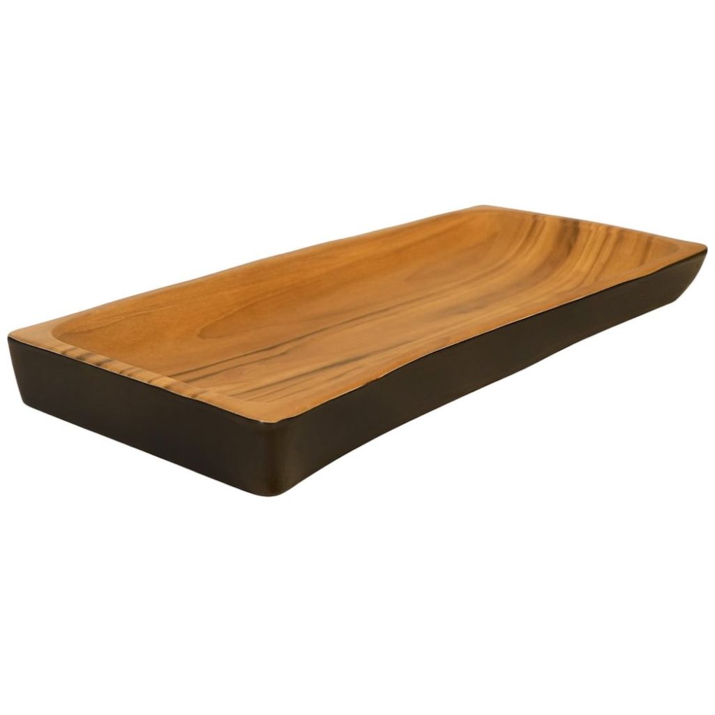 Home Nature Charola Rectangular de Melamina 4*41*18 Cm