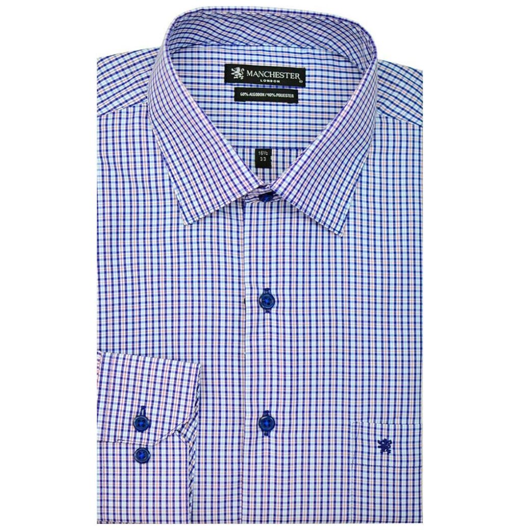 Camisa a Cuadros para Hombre Manchester