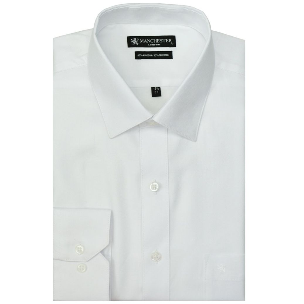 Camisa Lisa para Hombre Manchester