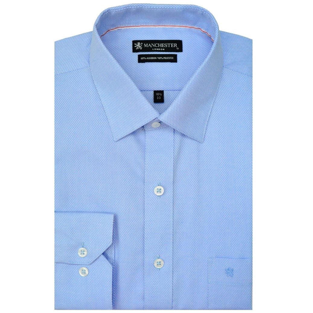 Camisa Lisa para Hombre Manchester