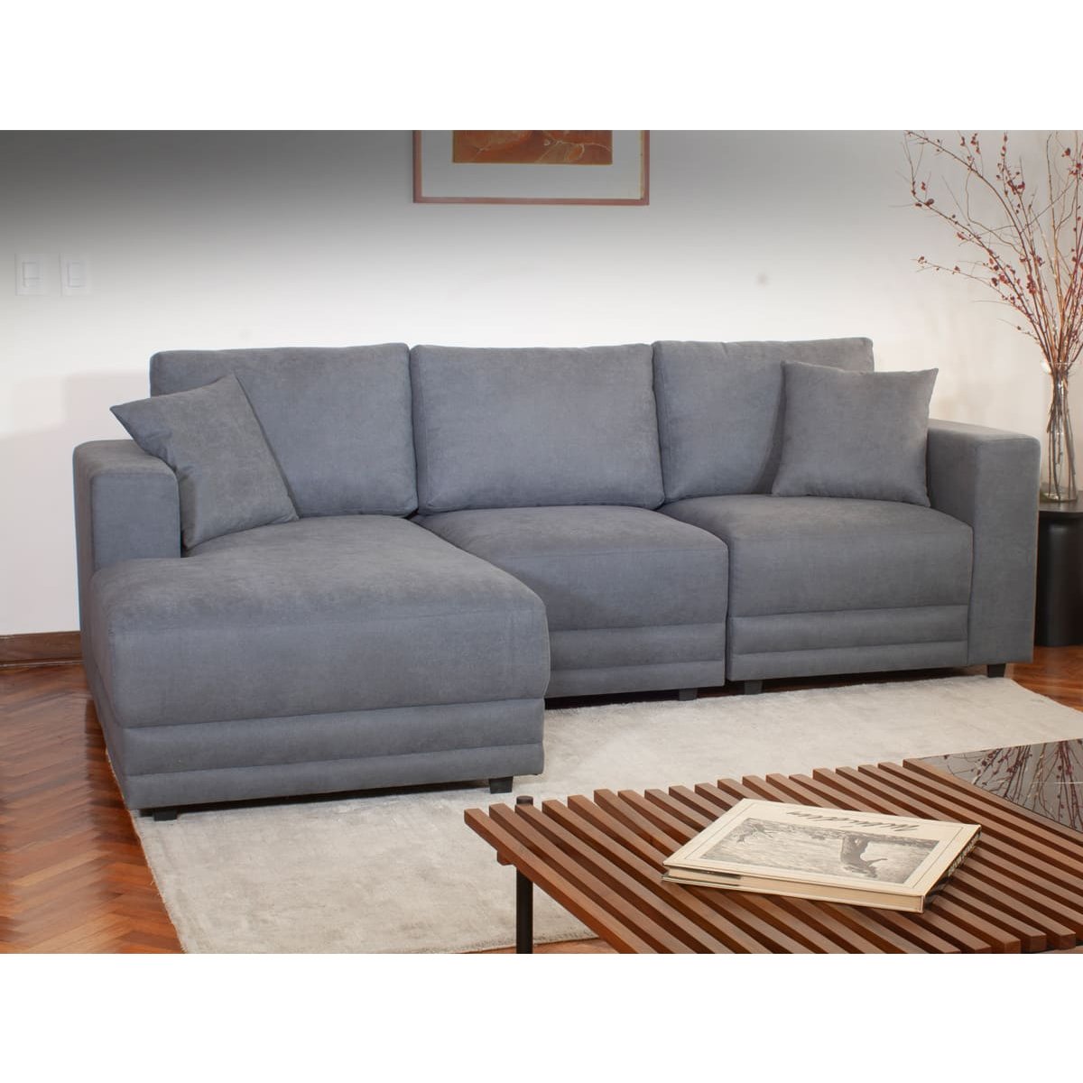 Sillón Comodín Gretta Sam Grey Gasaru Muebles