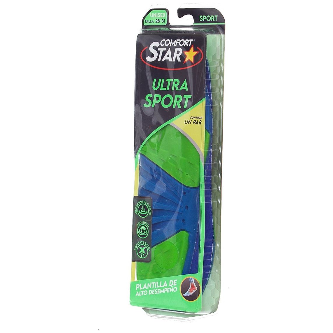 Plantilla Sport para Hombre Comfort Star