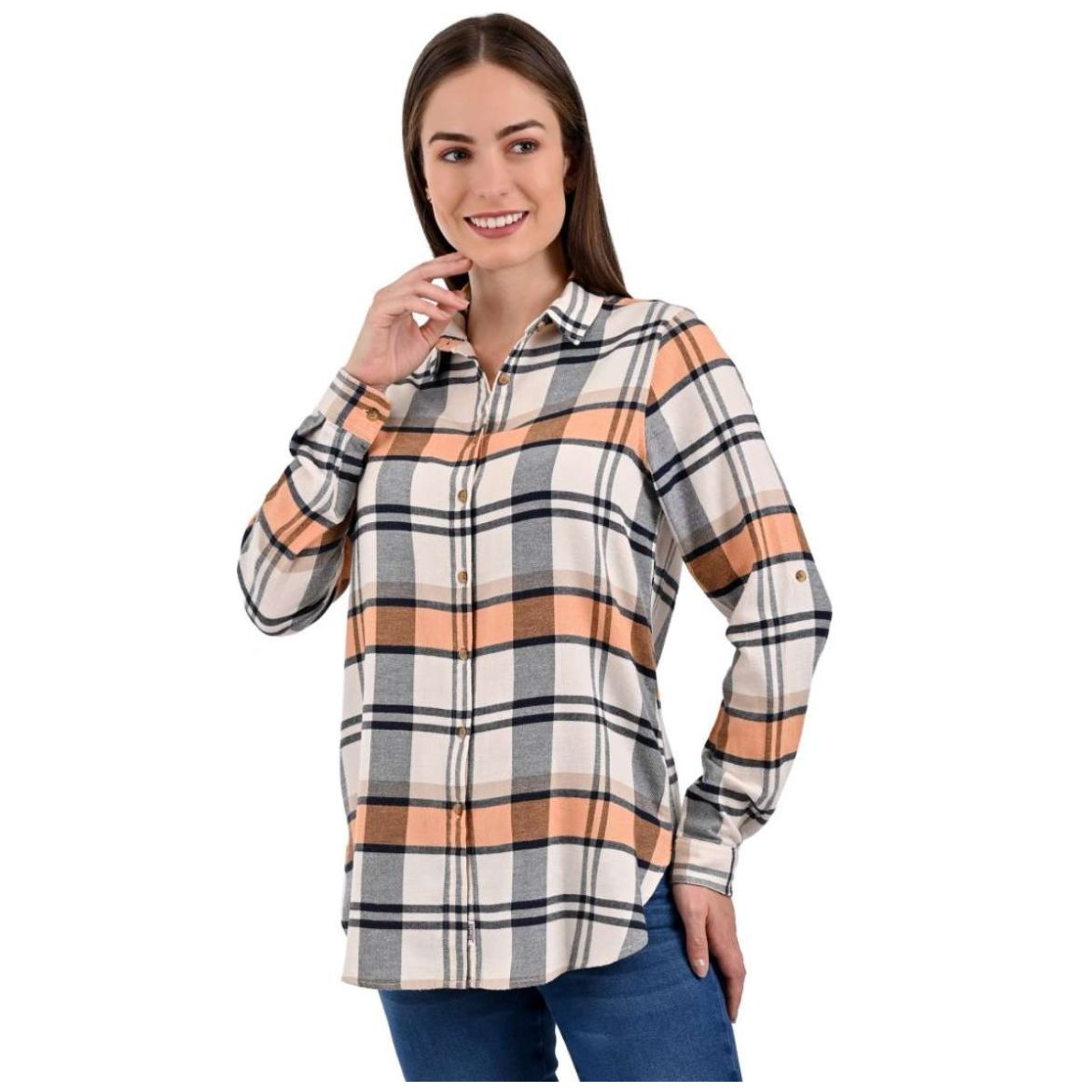 Blusa a Cuadros para Mujer Juniors Supply