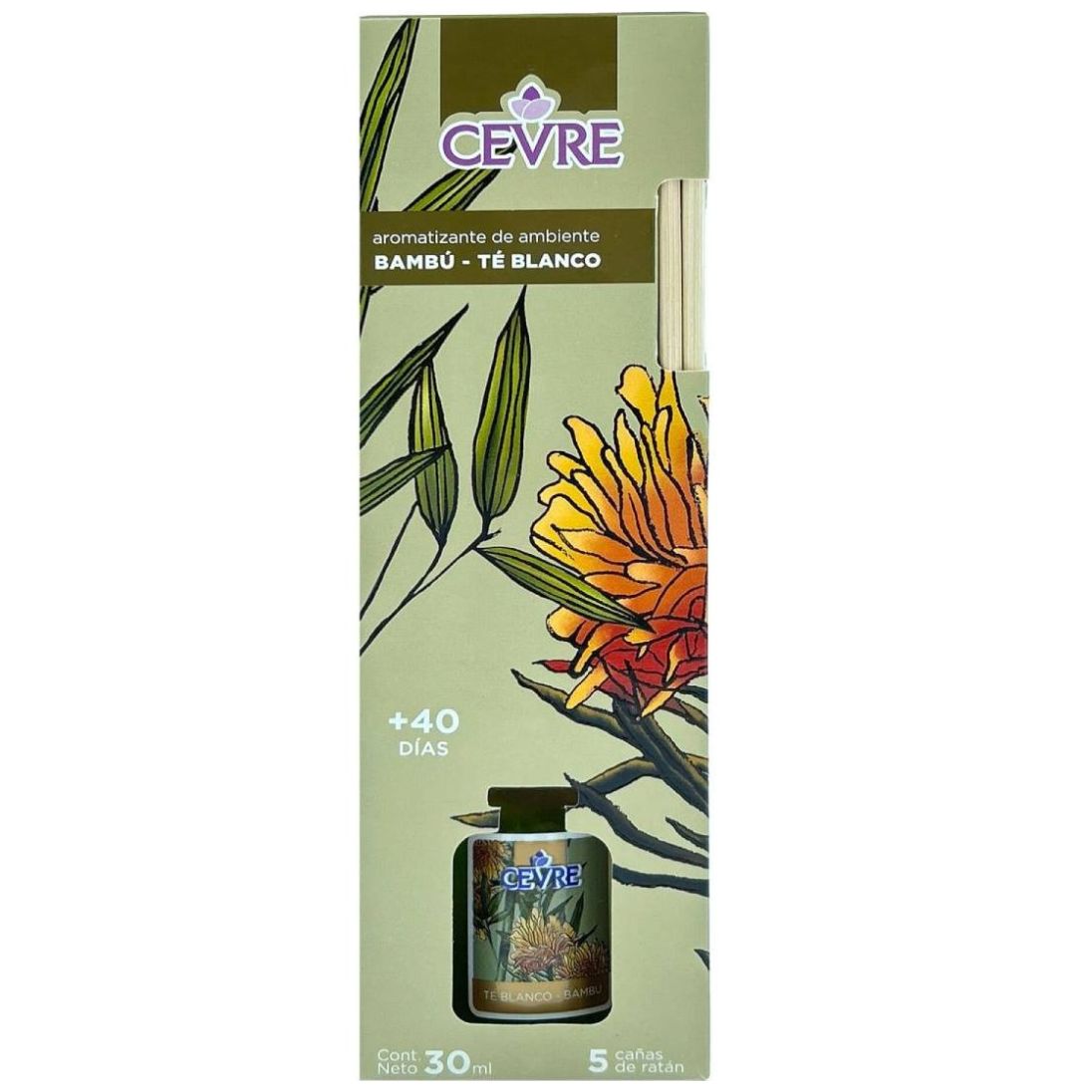 Ambientador Bambú Té Blanco 28 Ml