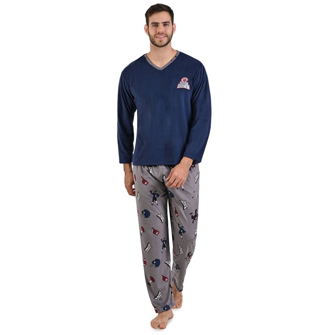 Conjunto Pijama Diseño de Beisbol para Hombre Star West