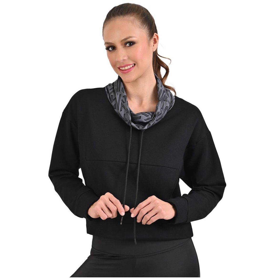 Sudadera con Cuello Alto para Mujer Sho Shi By Guitit