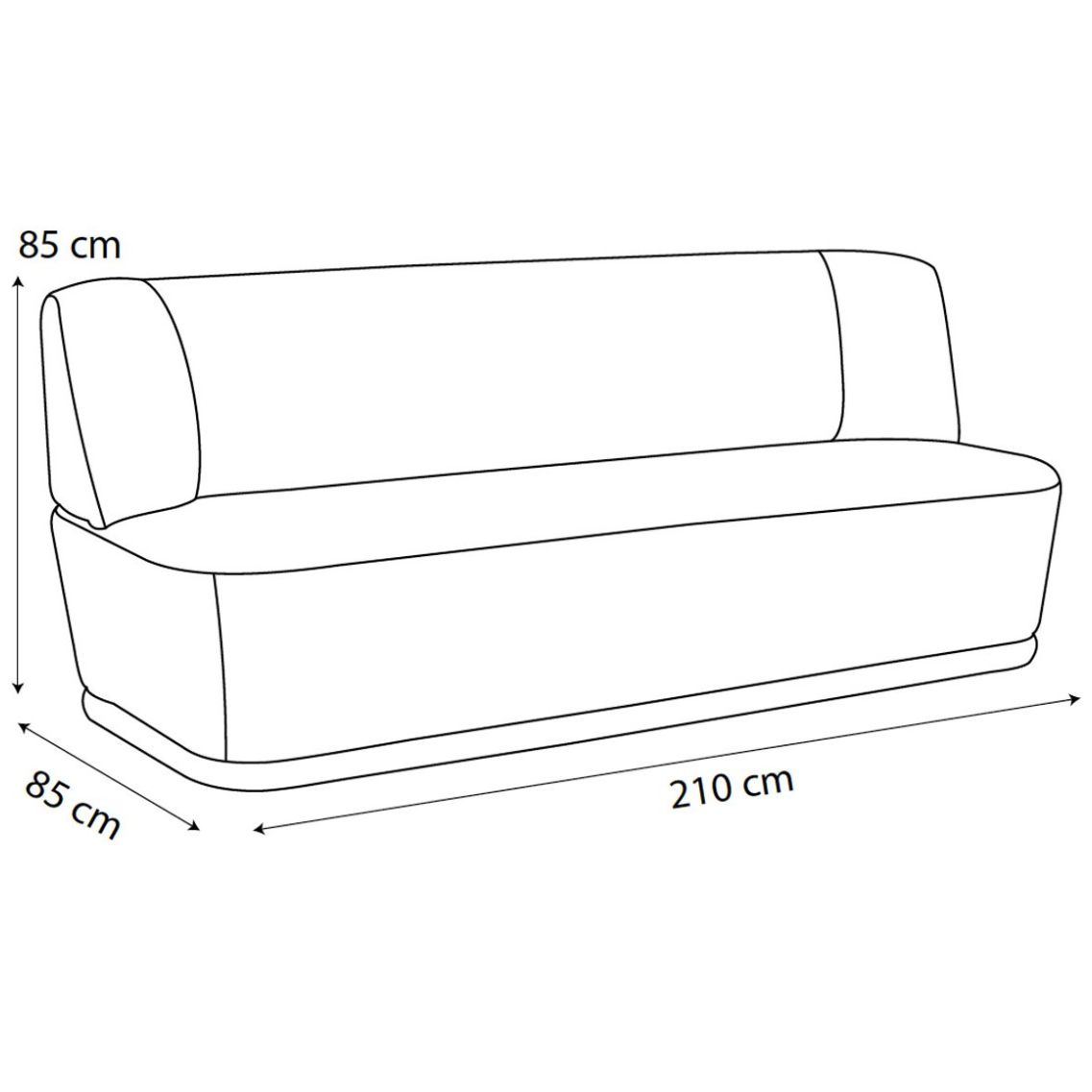 Sofá Kioto Frankfurt Brown Gasaru Muebles