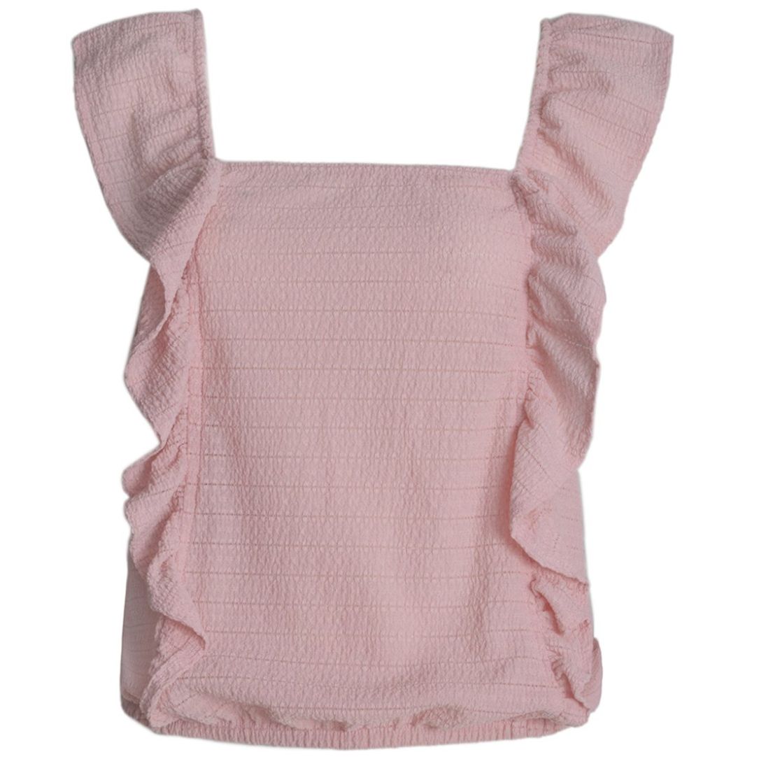 Blusa con Resorte en Ruedo para Mujer Juniors 7Junior