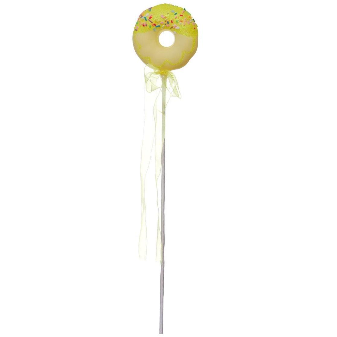 Colgante Paleta Dona Amarilla con Chispas 39 Cm Gto