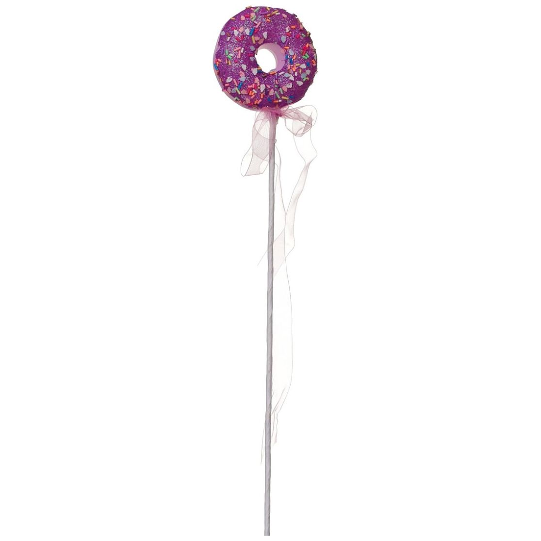 Paleta Dona Morada Chispas Colores 39 Cm Gto