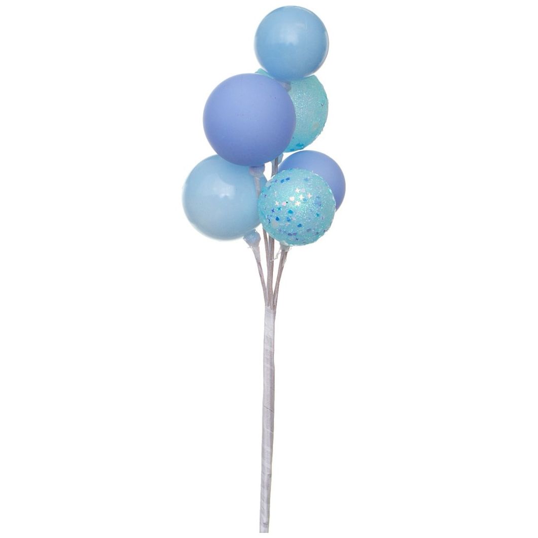 Ramo de Esferas Candy Azul 46 Cm Gto