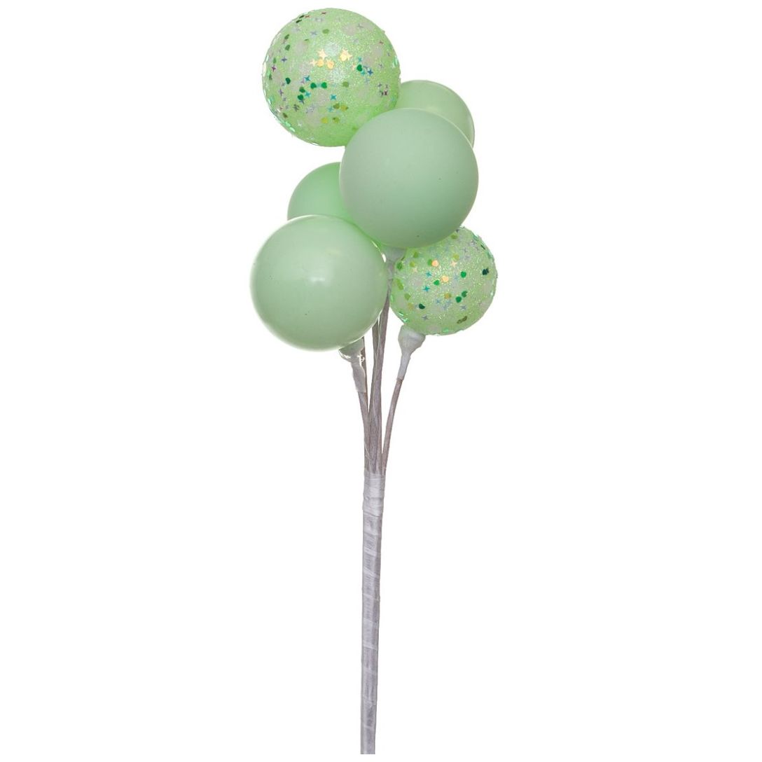 Ramo de Esferas Candy Verde Menta 46 Cm Gto