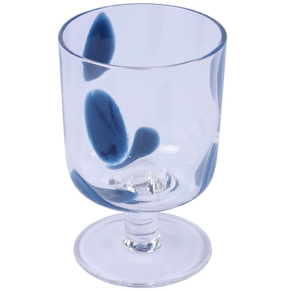 Vaso Puntos Azul Oscuro 300 Ml Home&details