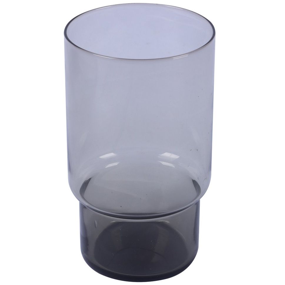 Vaso Negro Vidrio 500 Ml Home&details