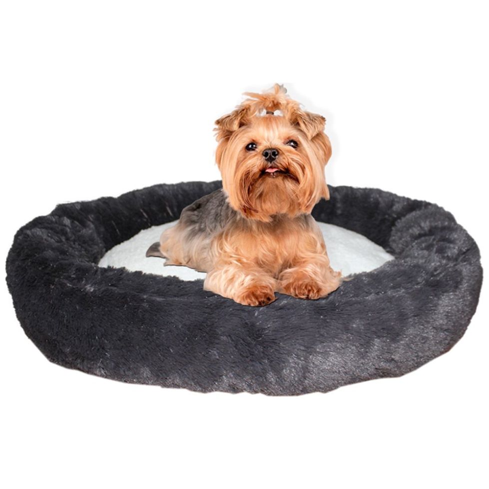 Cama Cuna Ovalada Chica Oxford para Mascota Pileso Pet