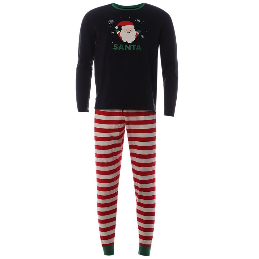 Pijama Navideña Estampado de Santa Claus para Hombre Jeanious