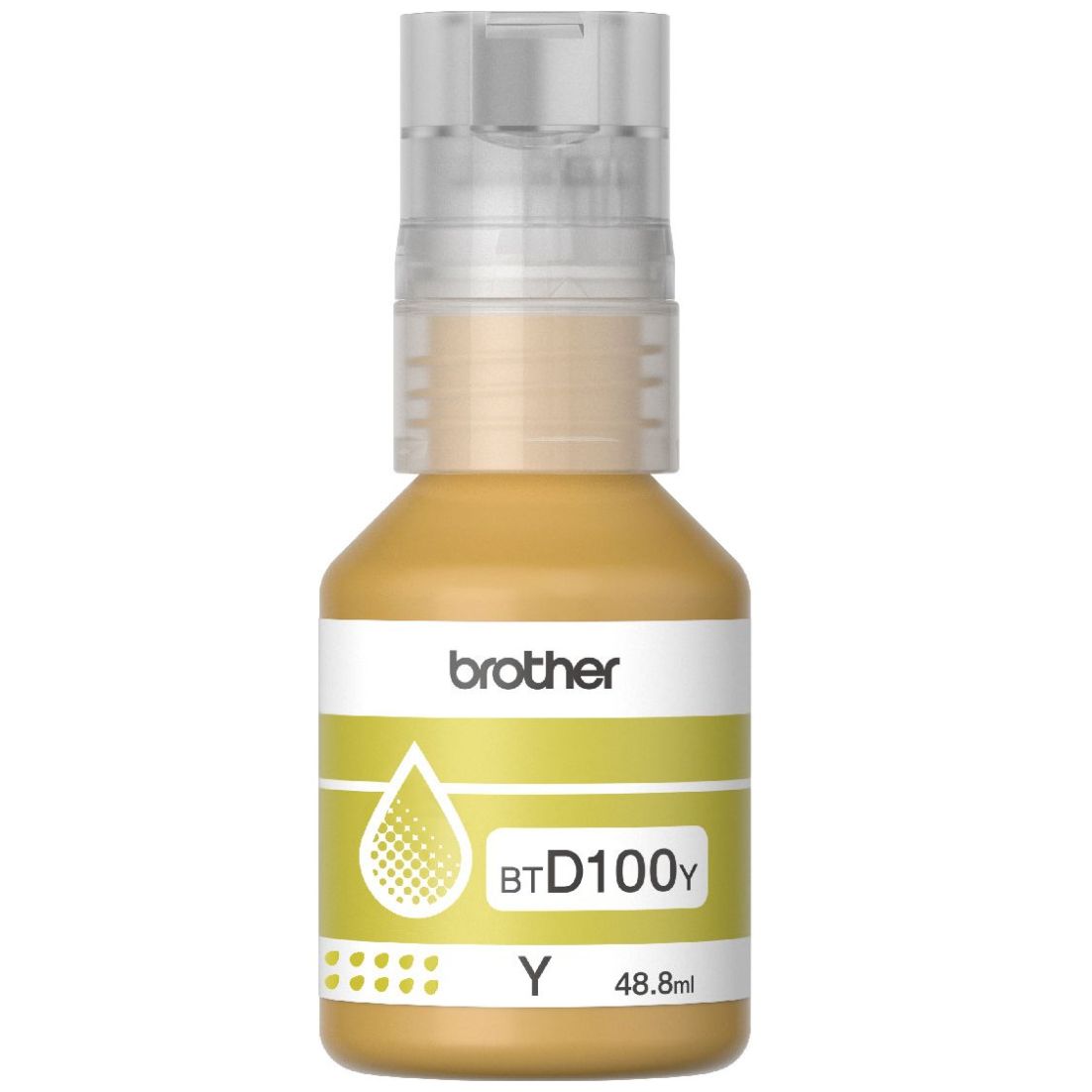 Botella de Tinta Brother Amarillo Btd100Y