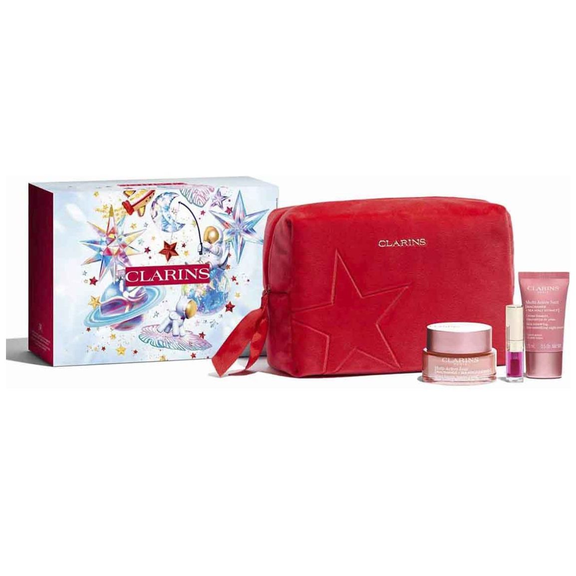 Set de Navidad- Colección Multi-Active Clarins