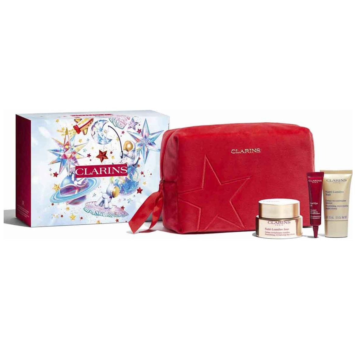 Set de Navidad- Colección Nutri-Lumière Clarins