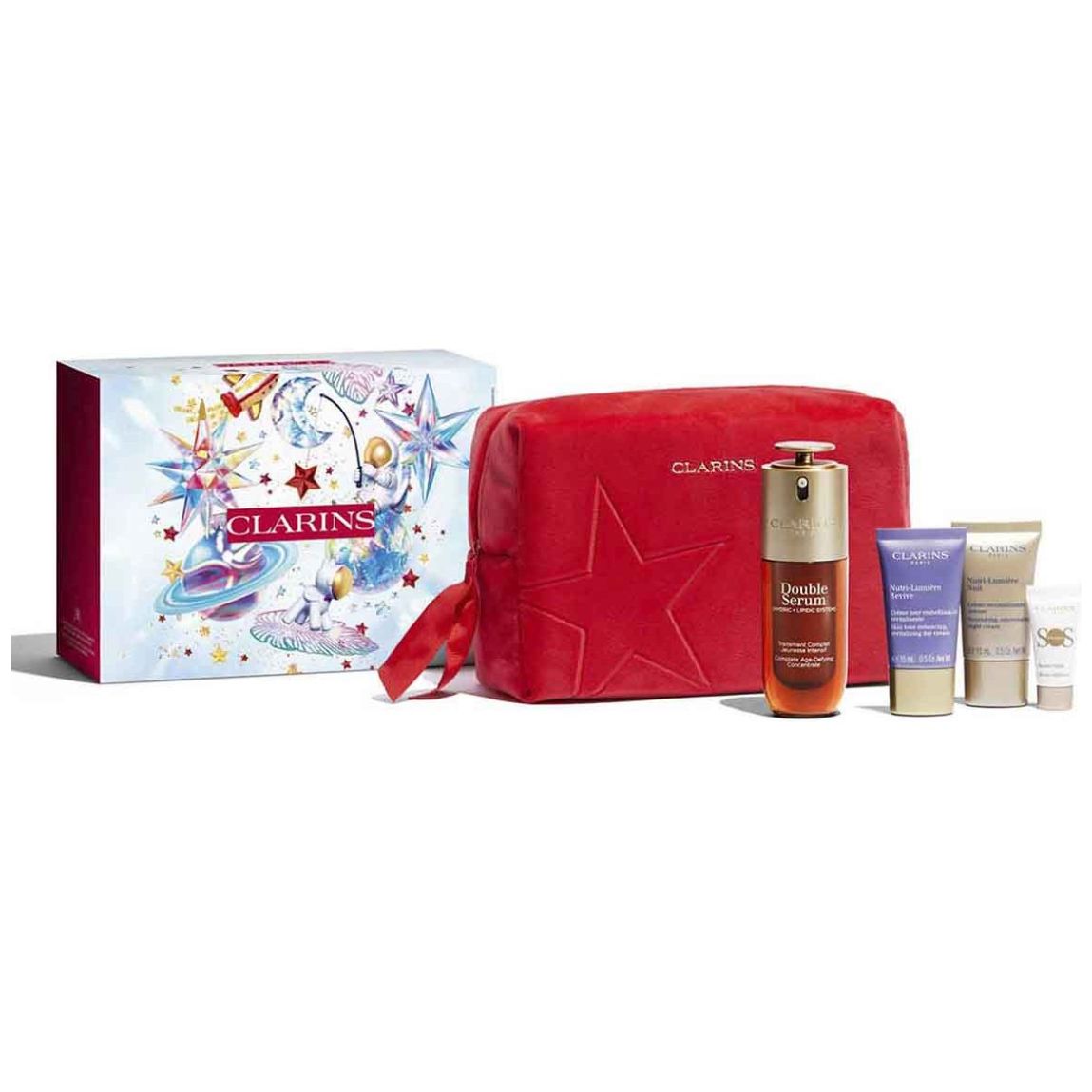 Set de Navidad - Colección Double Serum & Nutri-Lumière Clarins