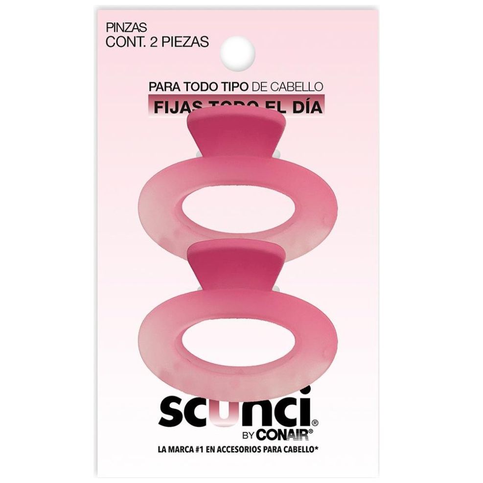 Pinzas Chicas Pink 2 Pzas Conair