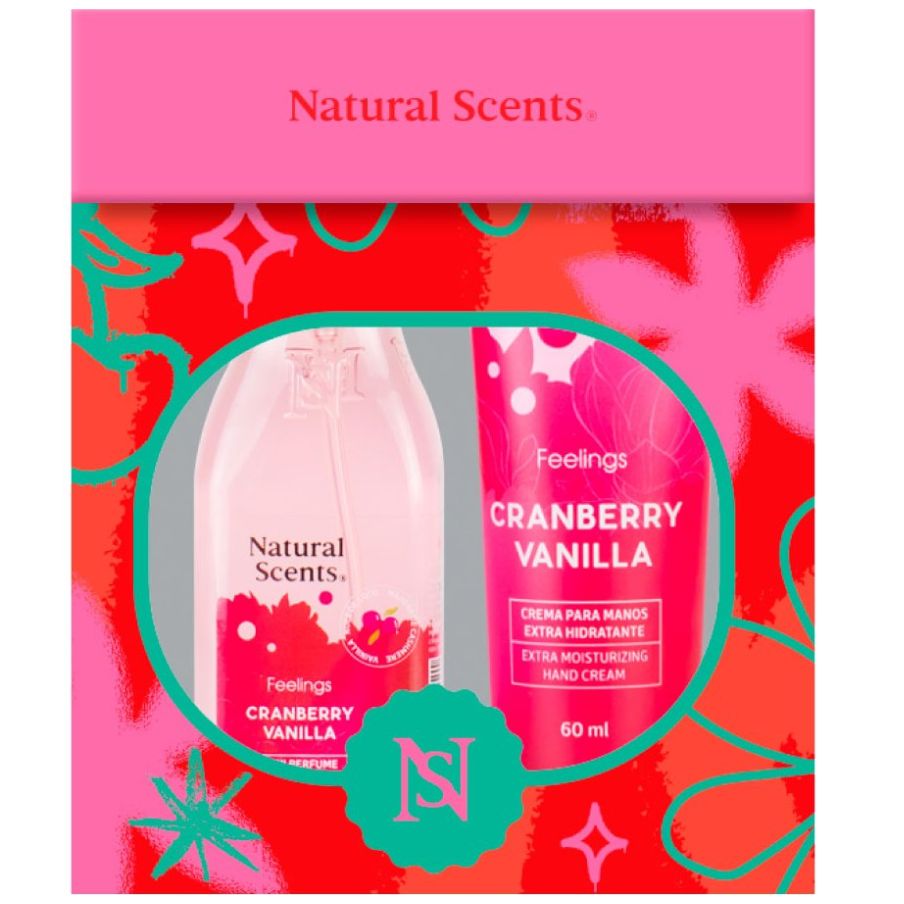 Mini Kit Cranberry Vanilla 2 Pz Navidad Natural Scents