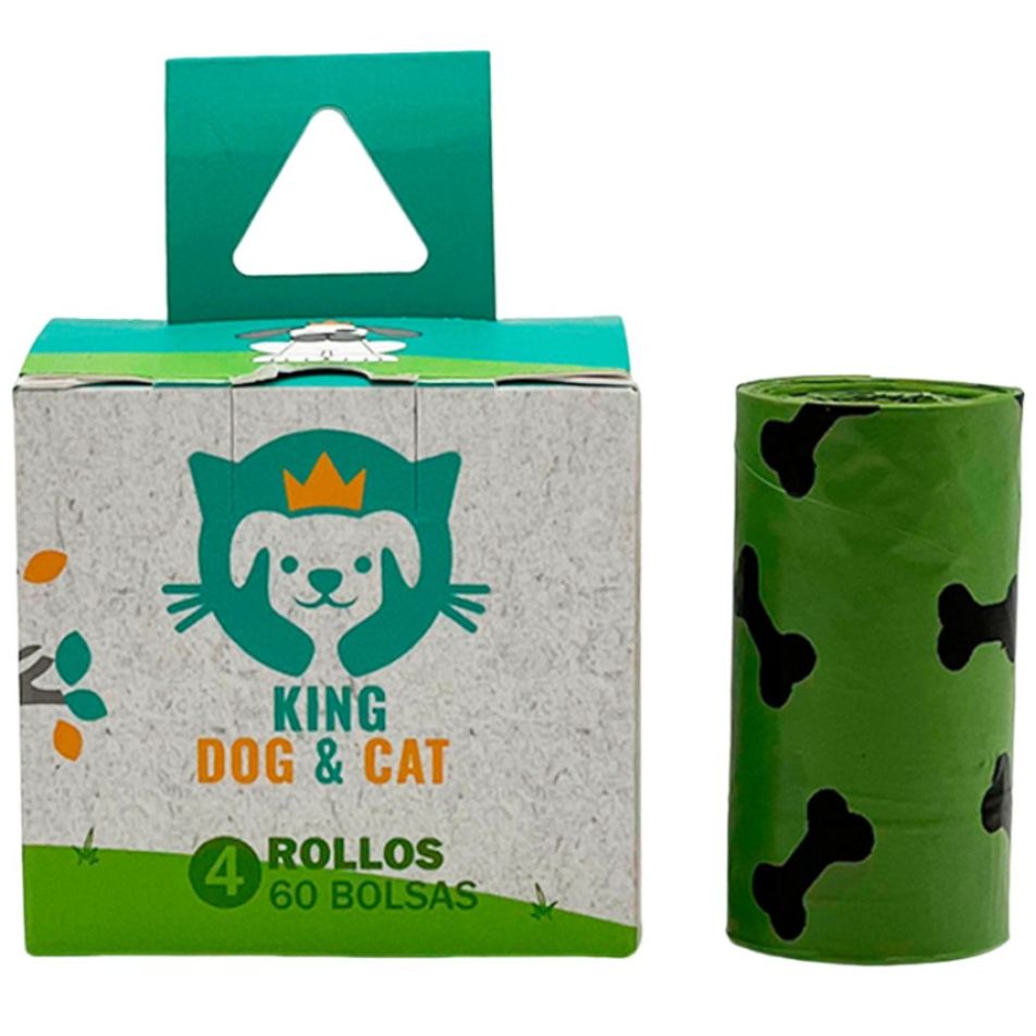 Bolsas Biodegradables 4 Pack King Dog & Cat