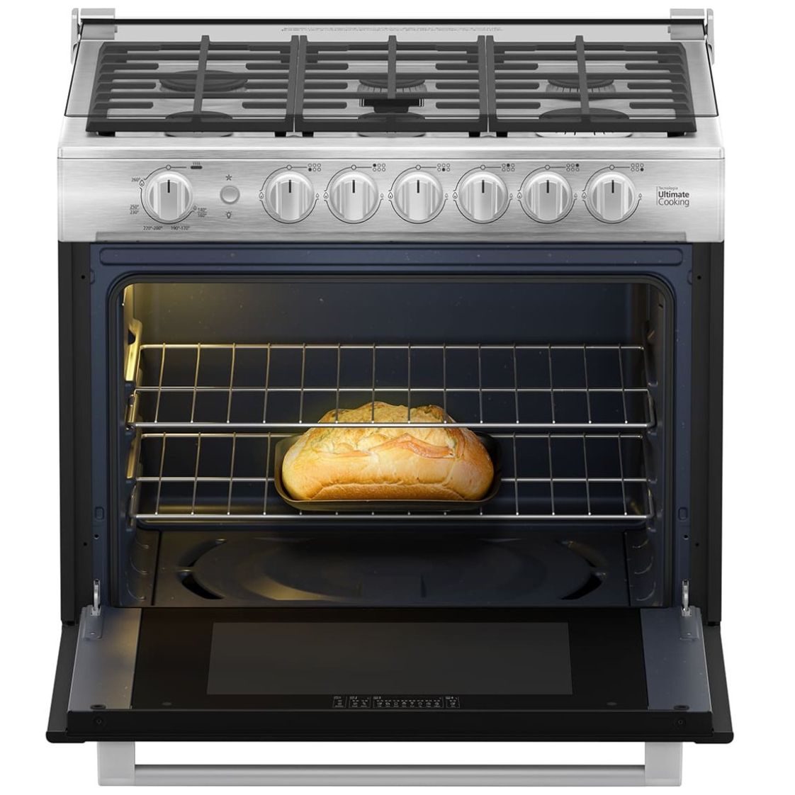 Combo Estufa y Campana Inox Mabe