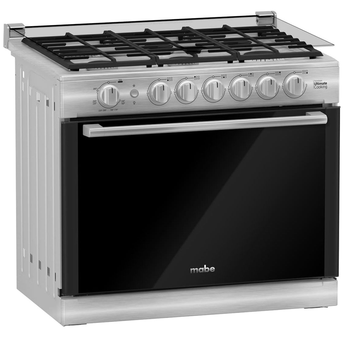 Combo Estufa y Campana Inox Mabe