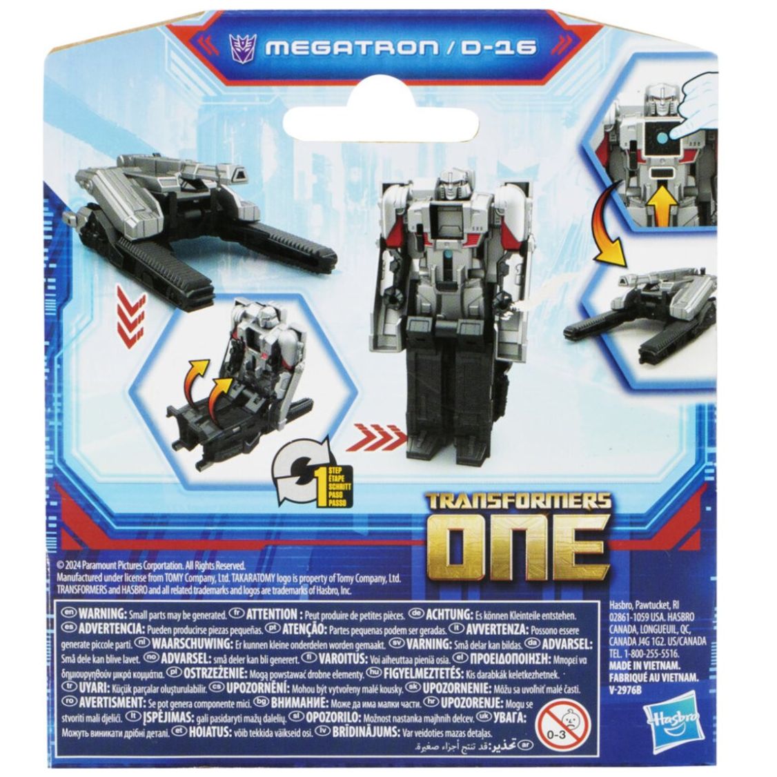 Figura Transformers: One Megatron (D-16) Hasbro