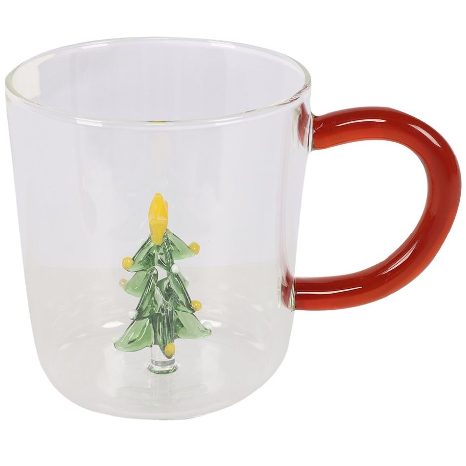 Taza Navidad Vidrio 300Ml Home & Details