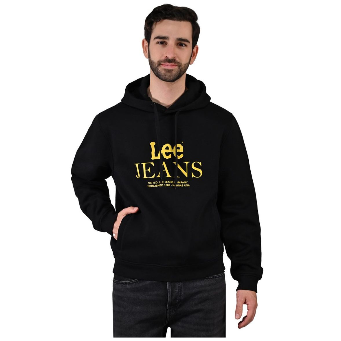 Sudadera con Capucha para Hombre Lee