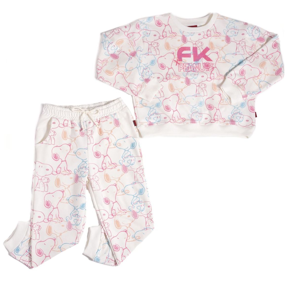 Conjunto de Sudadera y Jogger para Niña Fukka Snoopy