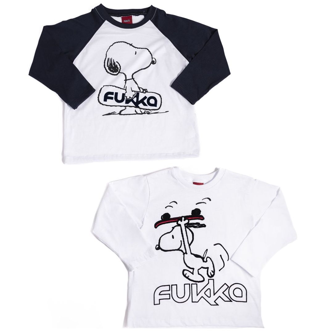 Set de Playeras para Niño Fukka Snoopy