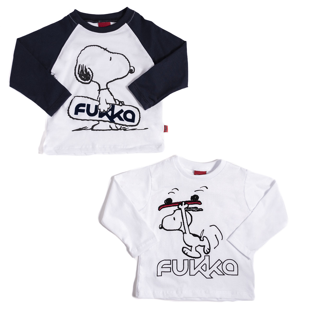 Set de 2 Playeras para Bebé Niño Fukka Snoopy