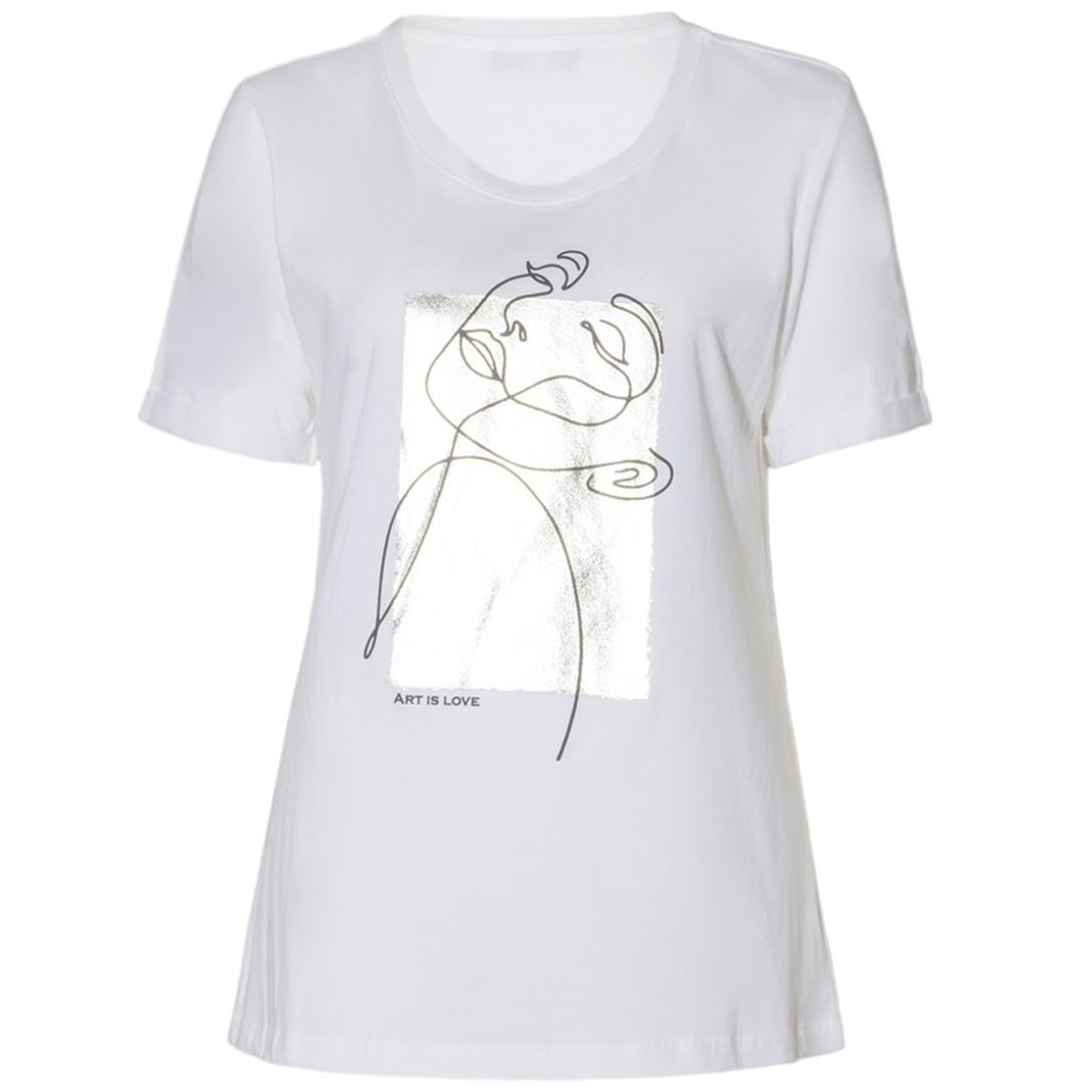 Playera Estampada para Mujer Petite Orange Love