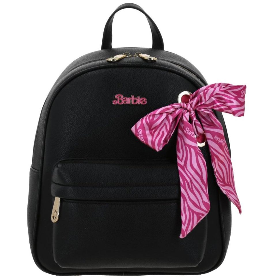 Bolso Negro Backpack para Mujer Barbie By Gorett