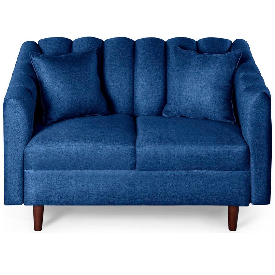 Sofá Love Seat Jax Azul Makora