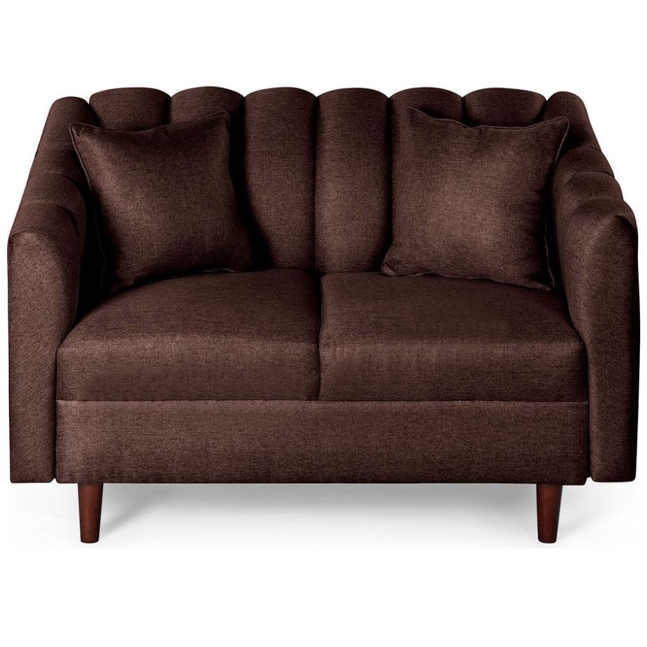 Sofá Love Seat Jax Chocolate Makora