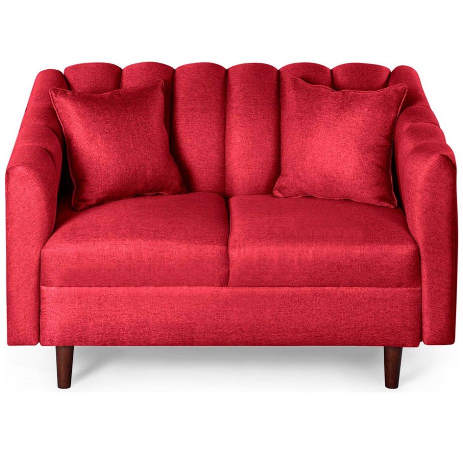 Sofá Love Seat Jax Rojo Makora