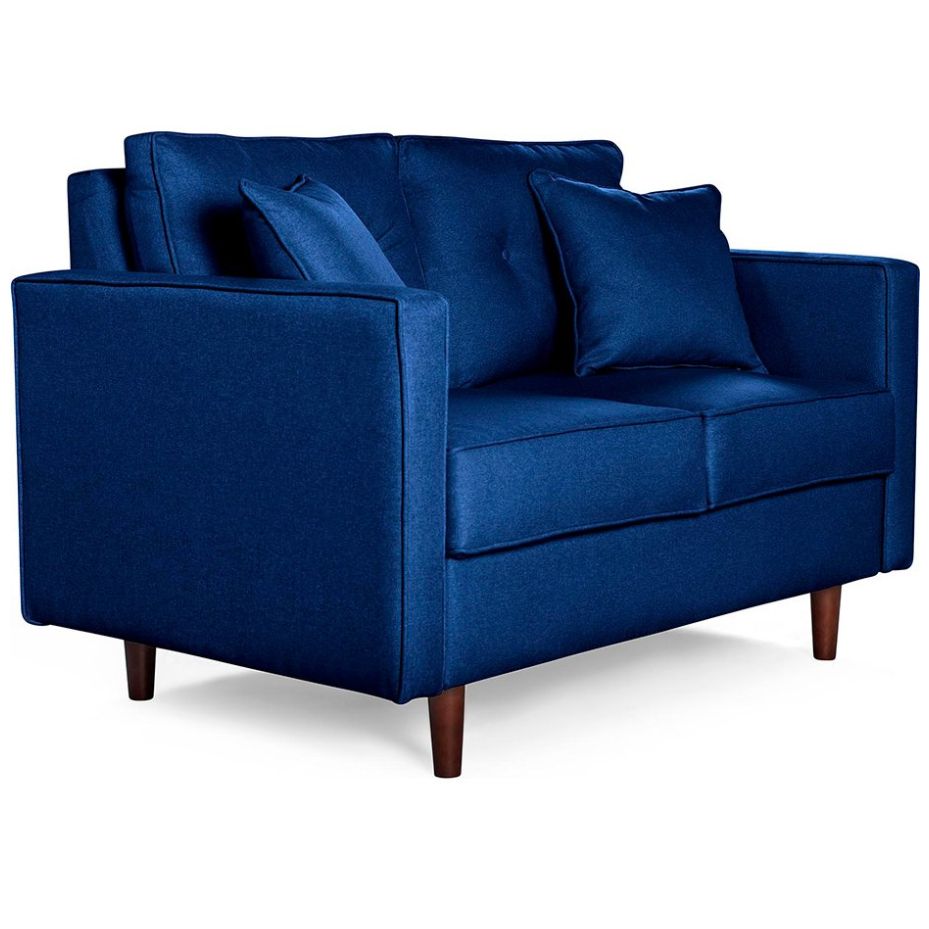 Sofá Love Seat Marzana Azul Makora