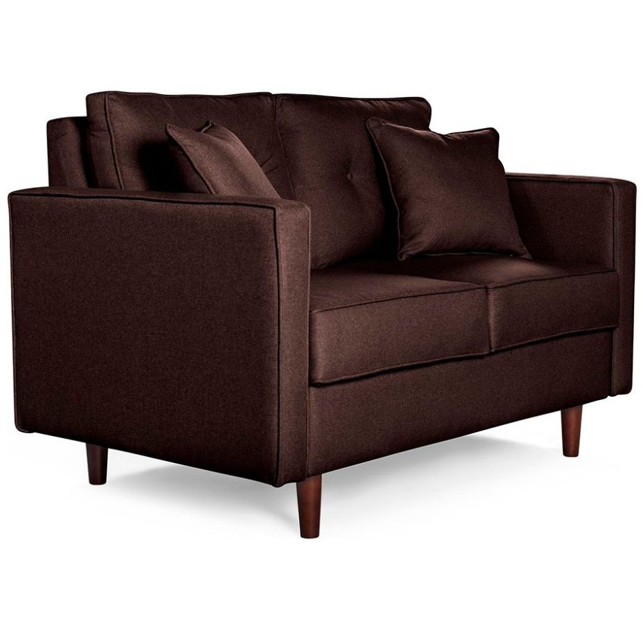 Sofá Love Seat Marzana Chocolate Makora