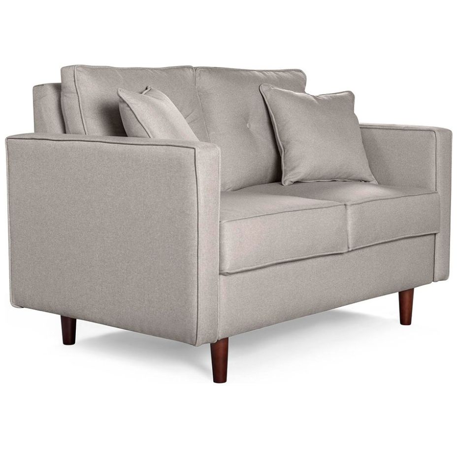 Sofá Love Seat Marzana Gris Claro Makora