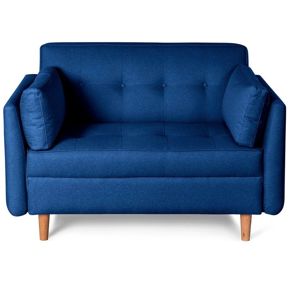 Sofá Love Seat Bellini Azul Makora